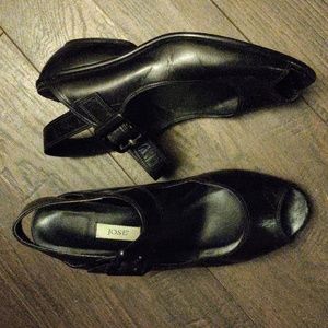 JOSE Peep Toe Slingback Sandals